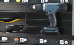 Bandejas e separadores para gerenciamento de equipamentos e/ou ferramentas Key Vigilant